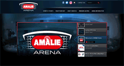 Desktop Screenshot of amaliearena.com