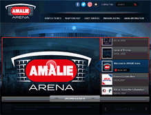 Tablet Screenshot of amaliearena.com
